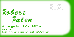 robert palen business card